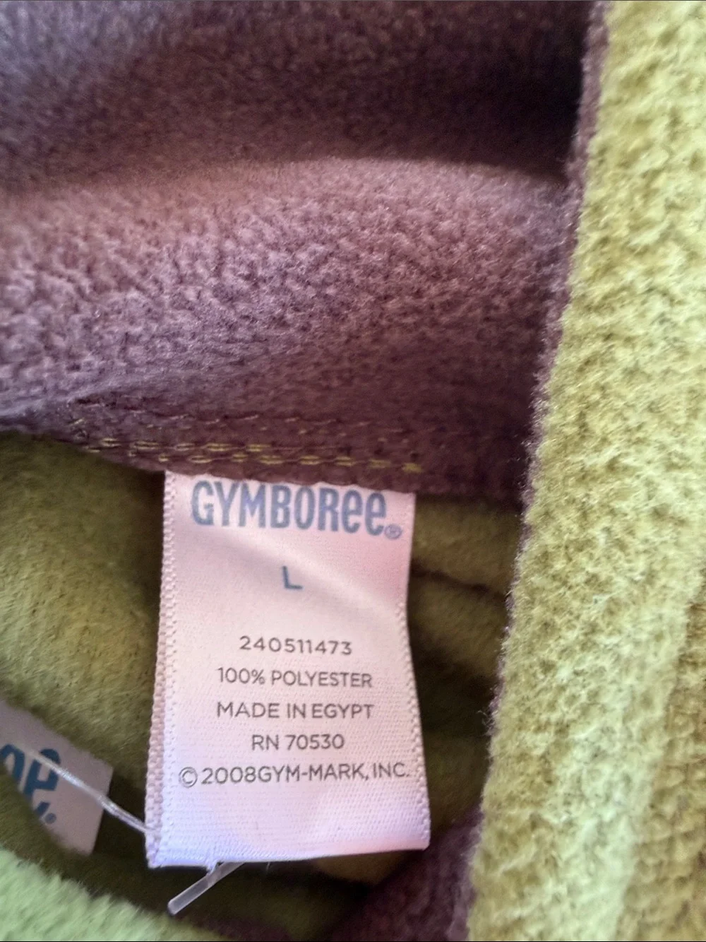 NWT Gymboree Olive Green Fleece Hoodie with Kangaroo Pocket